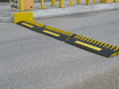 Spike Barrier to Stop Thefts