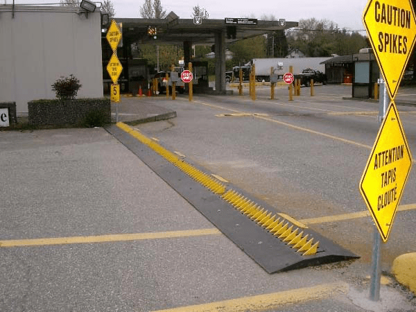 Above Ground Tire Shredder at Canada Customs