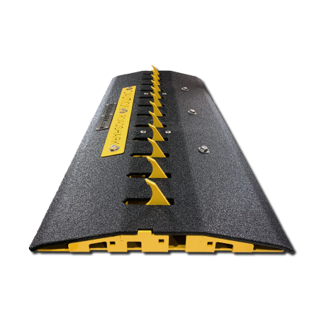 Tire Shredder Road Spikes at Military Checkpoint
